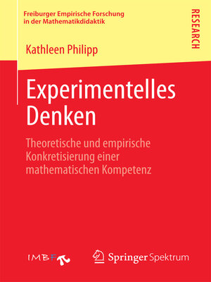 cover image of Experimentelles Denken